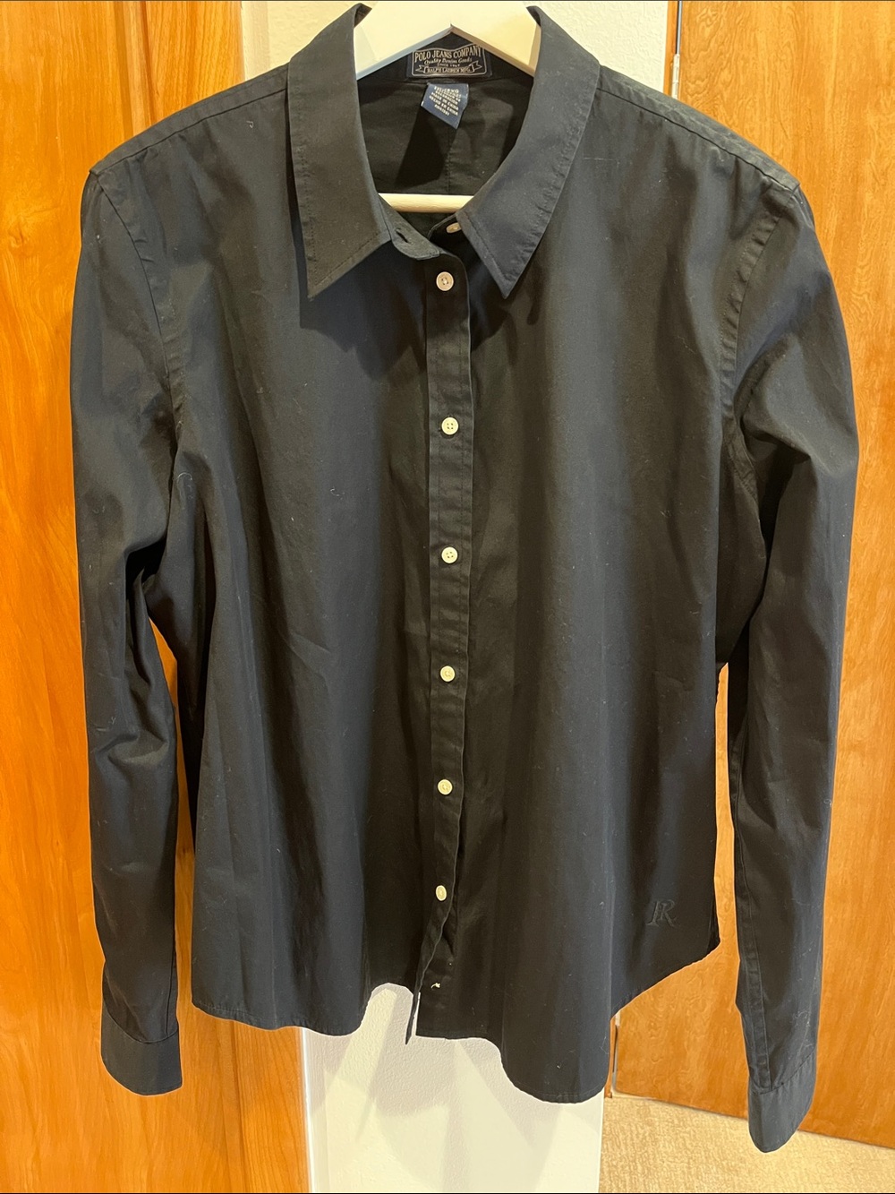 Polo by Ralph Lauren Black Long-Sleeve Button Shirt